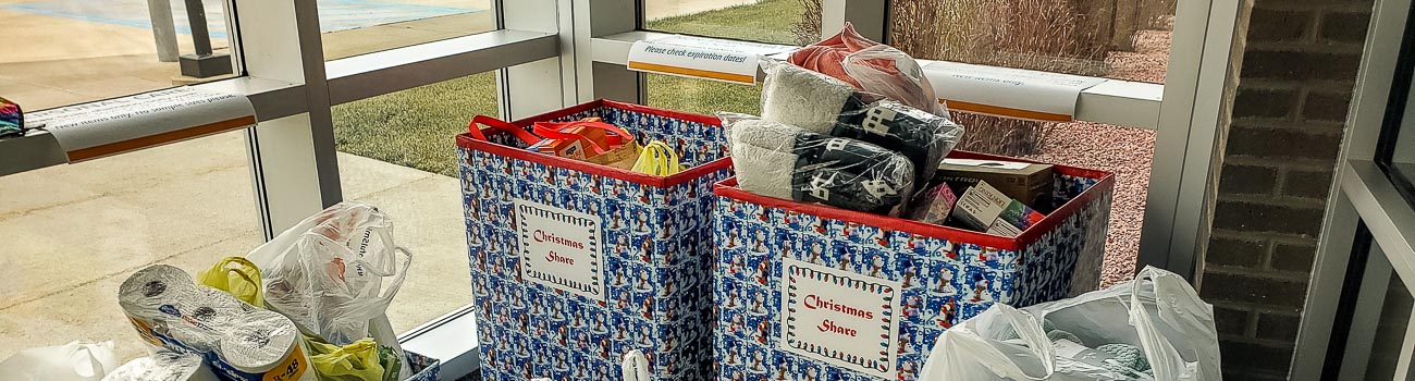 Employees donate holiday gift money