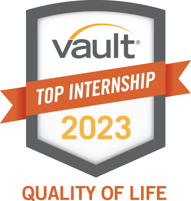 Vault top internship for quality of life