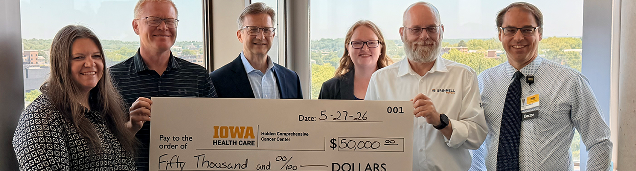 Holden Cancer Center Donation